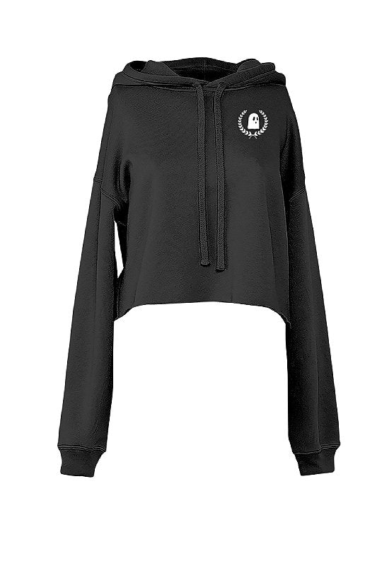 Spooky Premium ~ Cropped Fleece Hoodie