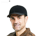 Men's Sheepskin Suede Baseball Cap For Middle-Aged And Elderly