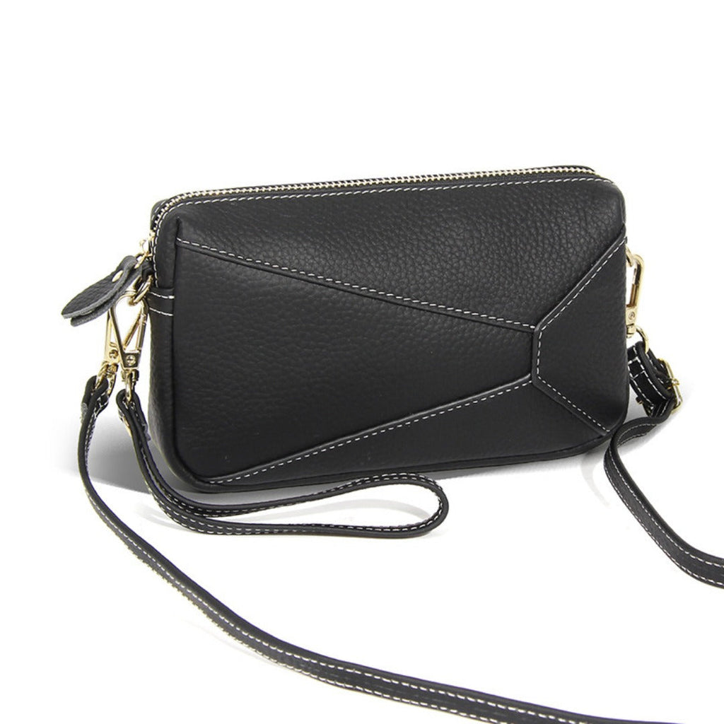 Genuine Leather crossbody bags, women's fashion evening clutch purses, shoulder wallet purses, wristlet purses for women, Wristlet purses, Wristlet bag