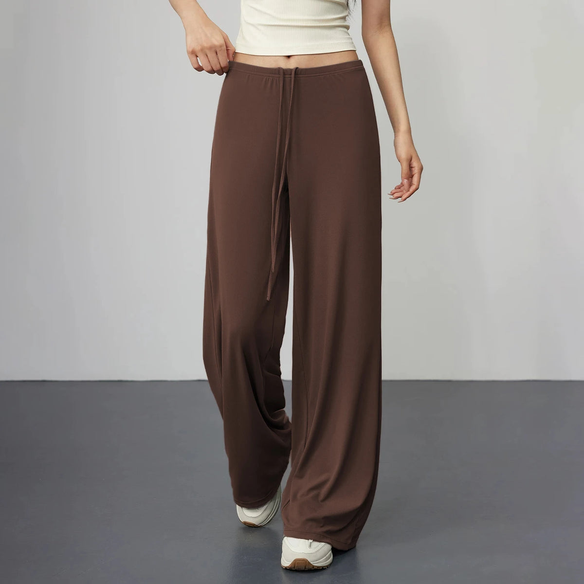 Women's High-Waist Wide-Leg Yoga Joggers