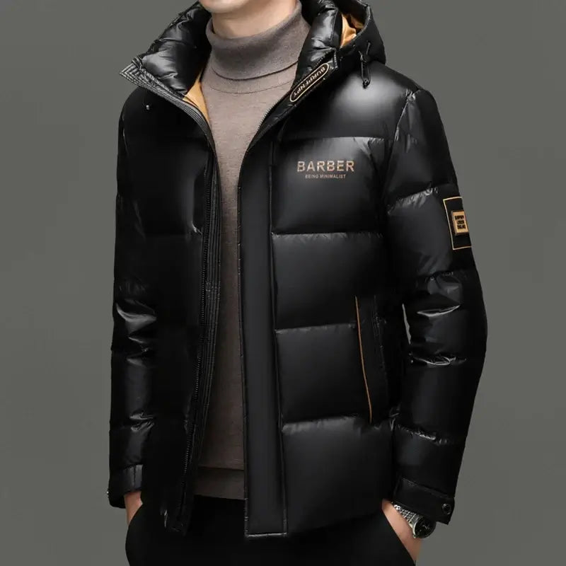 Men's 90 White Duck Down Puffer Jacket – Warm Winter Jacket