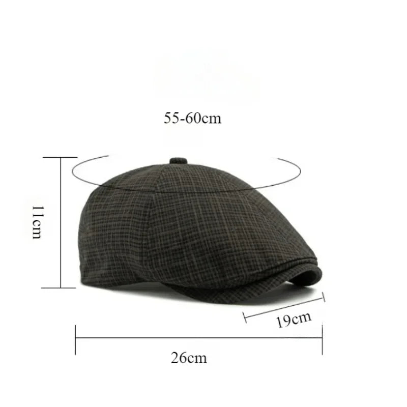 British Retro Beret Cap for Men & Women