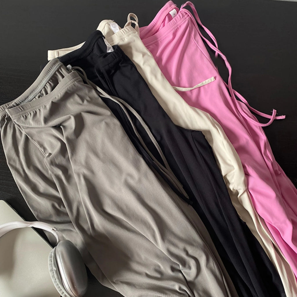 Women's High-Waist Wide-Leg Yoga Joggers