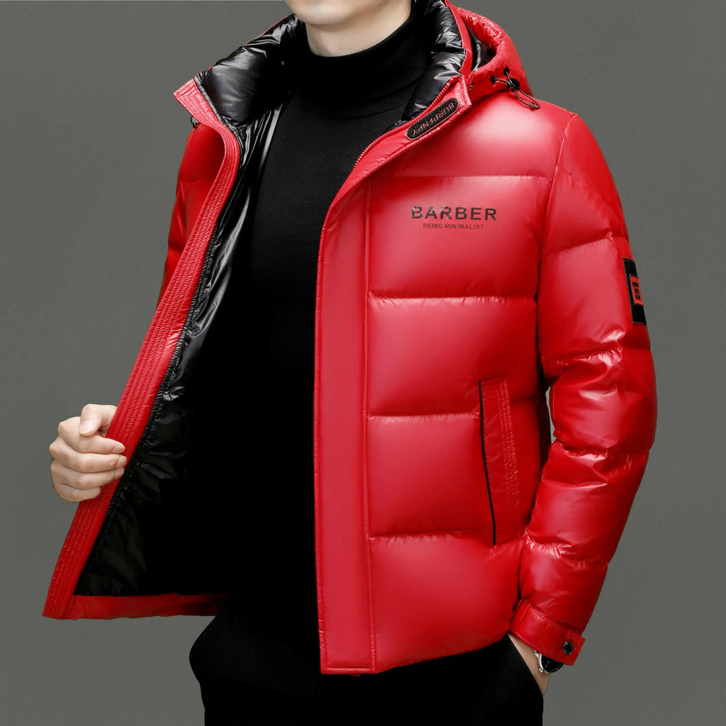 Men's 90 White Duck Down Puffer Jacket – Warm Winter Jacket