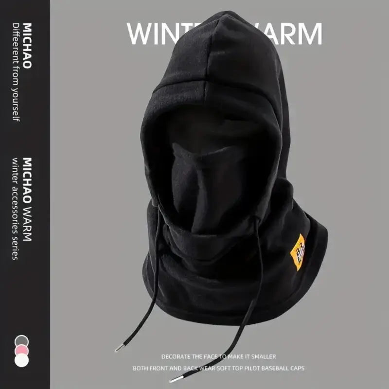 3-in-1 Windproof Fleece Balaclava Hat with Neck Warmer & Mask