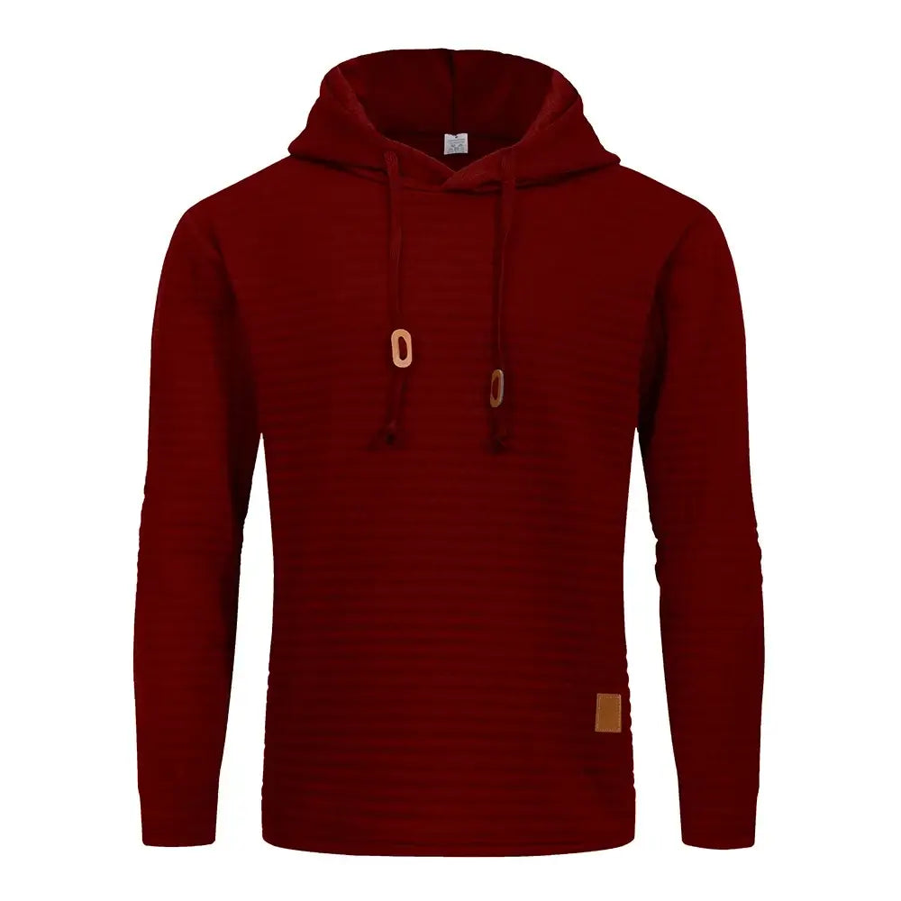 Plain Sports Hoodie for Men – Comfortable Casual Athletic Hoodie - Color: Red | Valid Gate