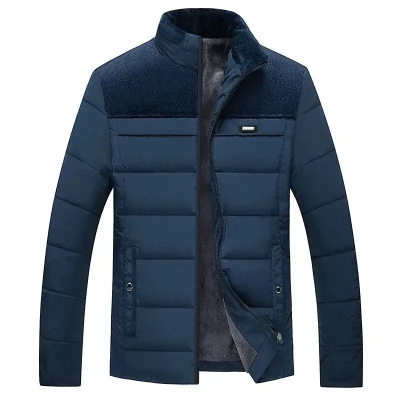 Men's Thick Puffer Parka – Warm Winter Outdoor Jacket
