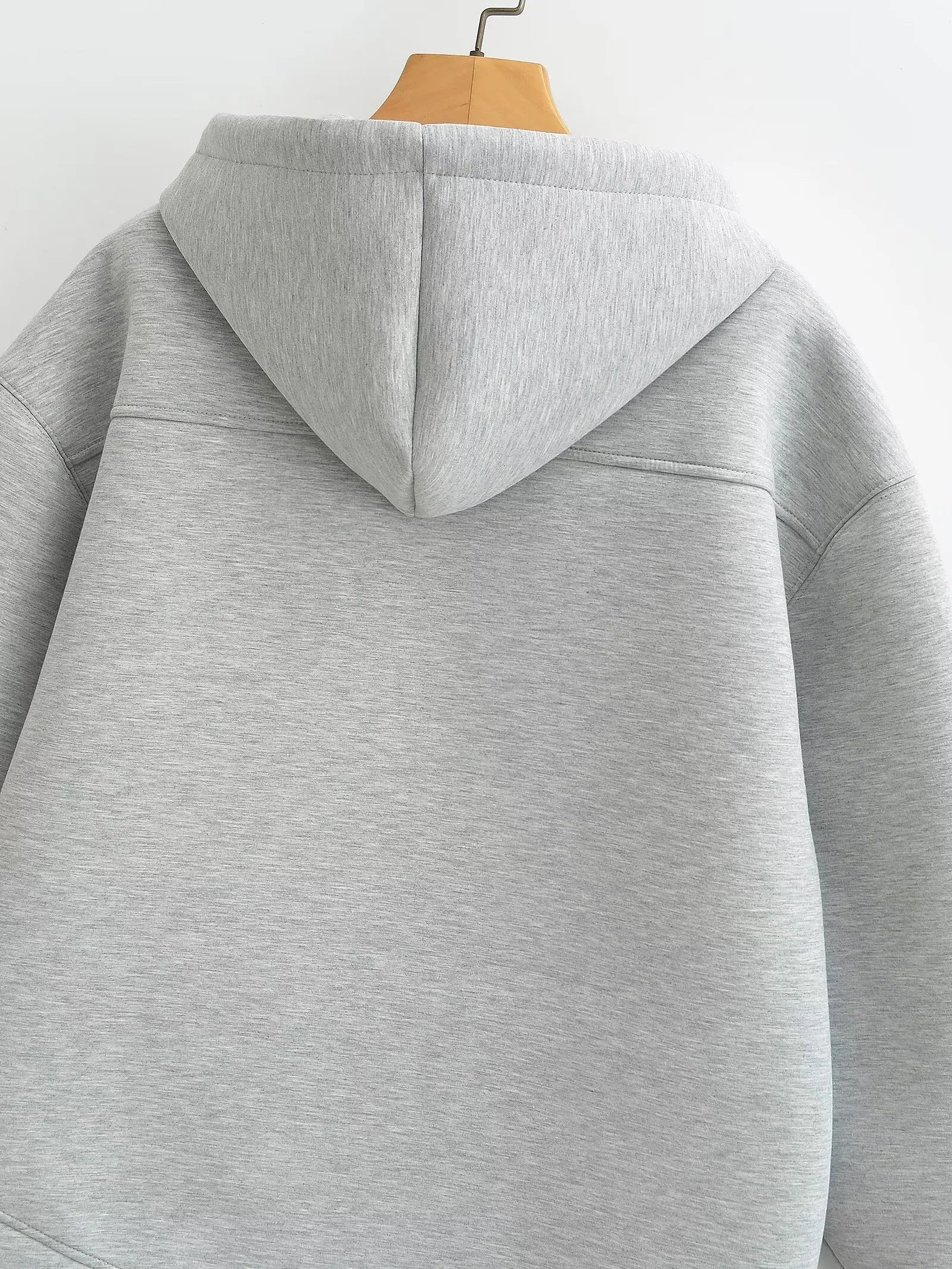 Zip Up Hoodies Women – Oversized Autumn Hooded Sweatshirt