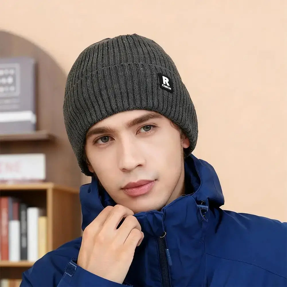 Fleece Lined Thick Beanie Hat – Unisex Winter Knit Cap – warm, anti-slip waterproof snow boots | Valid Gate