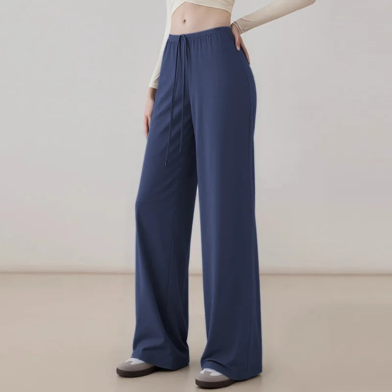 Women's High Waist Wide-Leg Yoga Joggers