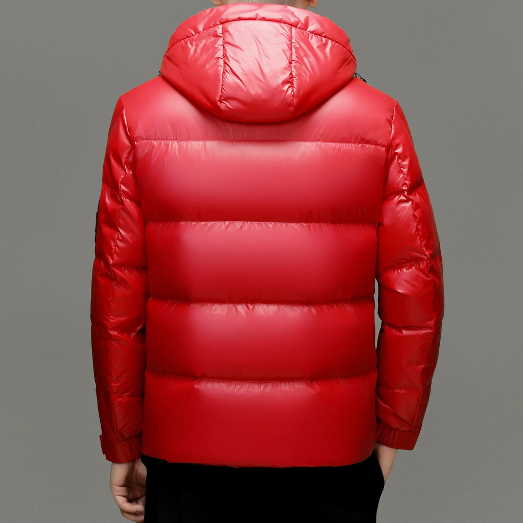 Men's 90 White Duck Down Puffer Jacket – Warm Winter Jacket