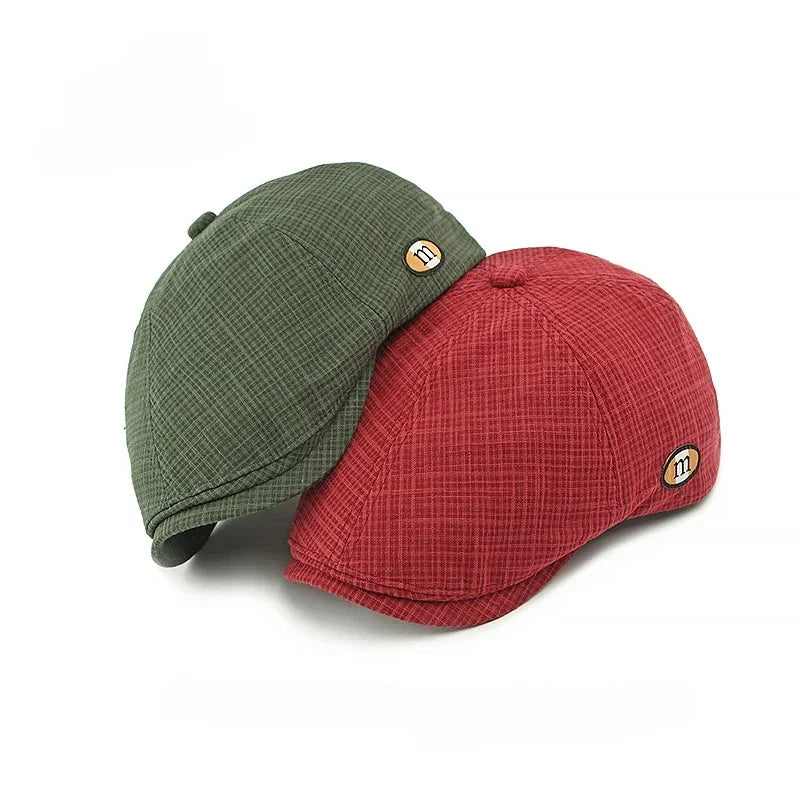 British Retro Beret Cap for Men & Women