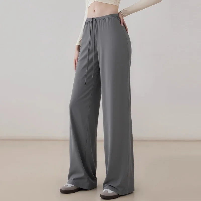 Women's High Waist Wide-Leg Yoga Joggers