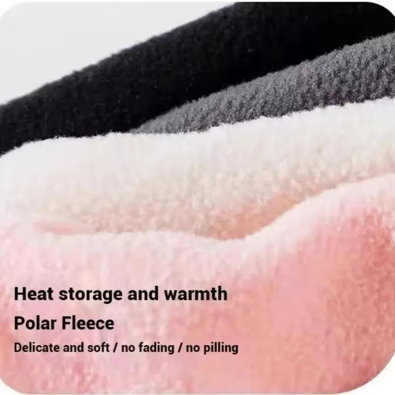 3-in-1 Windproof Fleece Balaclava Hat with Neck Warmer & Mask