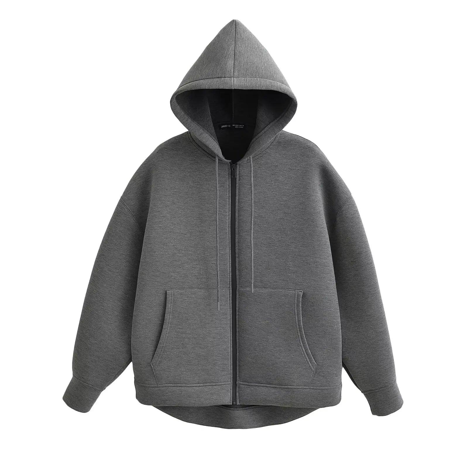 Zip Up Hoodies Women – Oversized Autumn Hooded Sweatshirt