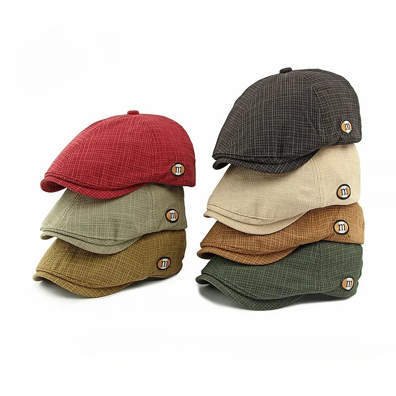 British Retro Beret Cap for Men & Women