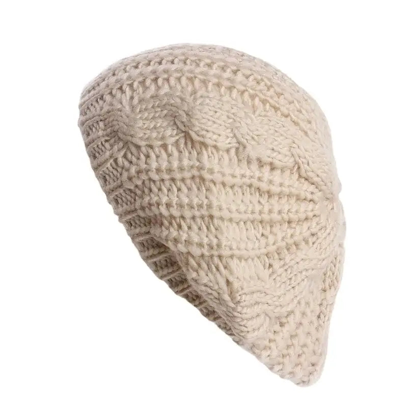 Twist Knit Beanie Hat – Winter Knit Beret – warm, anti-slip waterproof snow boots | Valid Gate