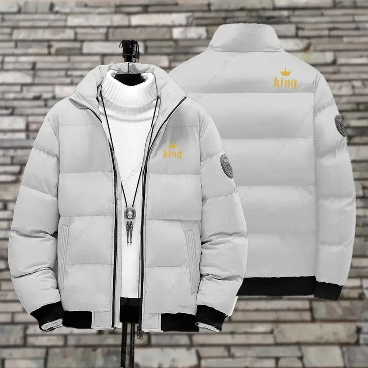 men's lightweight puffer jacket