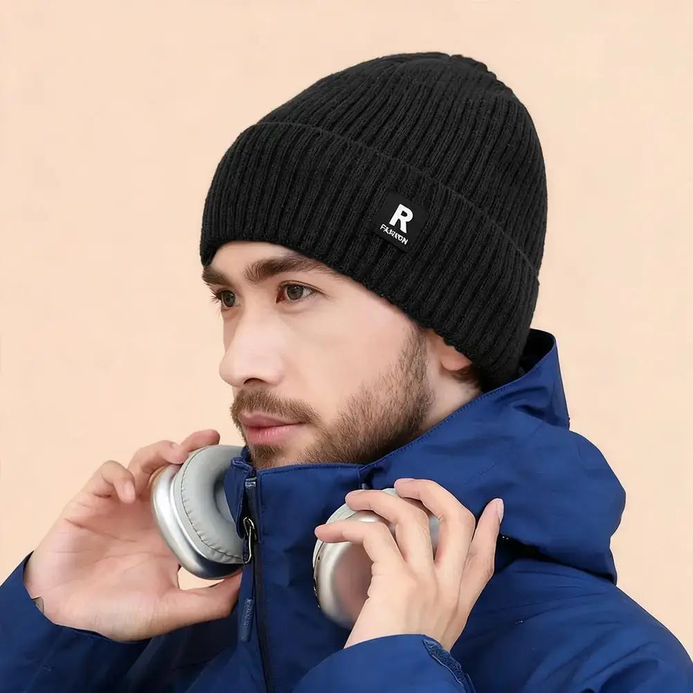 Fleece Lined Thick Beanie Hat – Unisex Winter Knit Cap – warm, anti-slip waterproof snow boots | Valid Gate