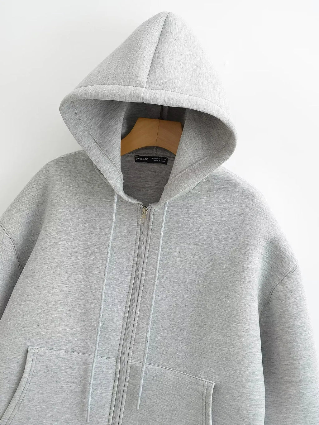 Zip Up Hoodies Women – Oversized Autumn Hooded Sweatshirt