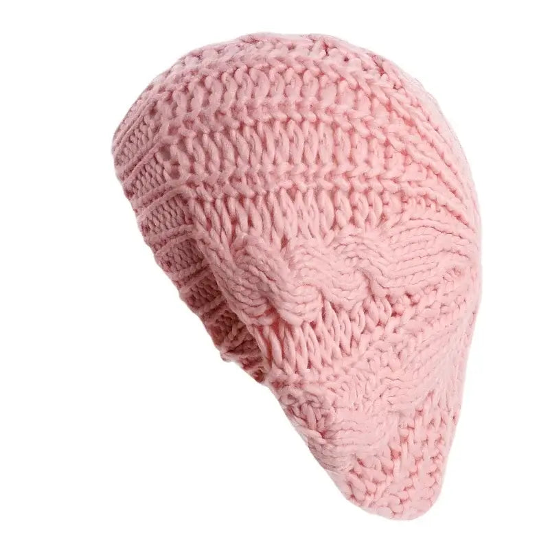 Twist Knit Beanie Hat – Winter Knit Beret – warm, anti-slip waterproof snow boots | Valid Gate