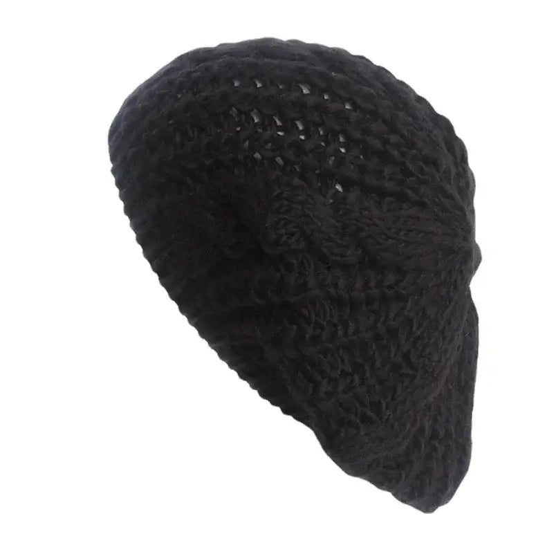 Twist Knit Beanie Hat – Winter Knit Beret – warm, anti-slip waterproof snow boots | Valid Gate