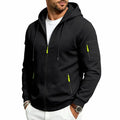 Men's Heavyweight Zip Hoodie – Thick Casual Full-Zip Sweatshirt