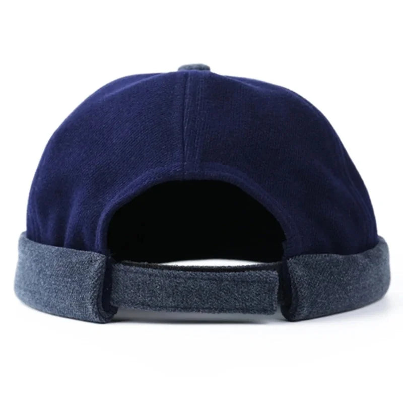 Brimless Retro Knit Melon Cap Beanie for Adults & Kids