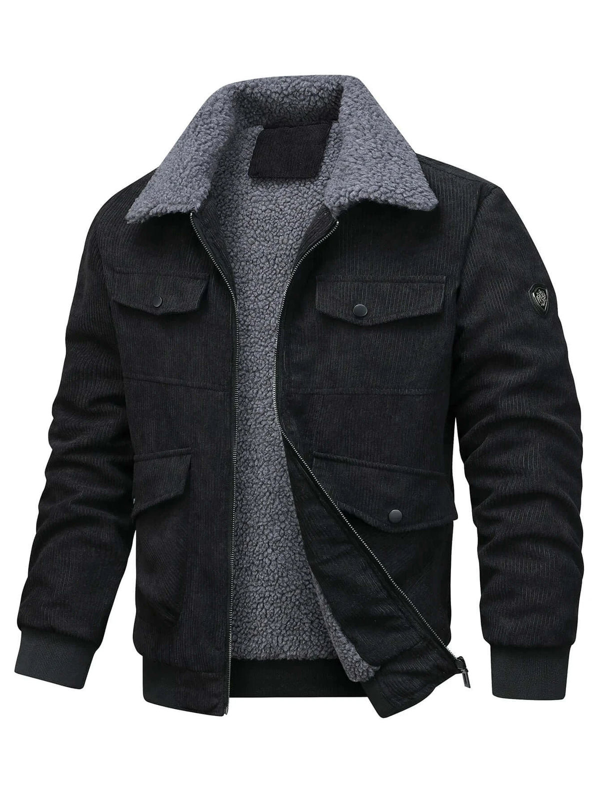 Durable Men's Corduroy Jacket – Classic Casual Outerwear