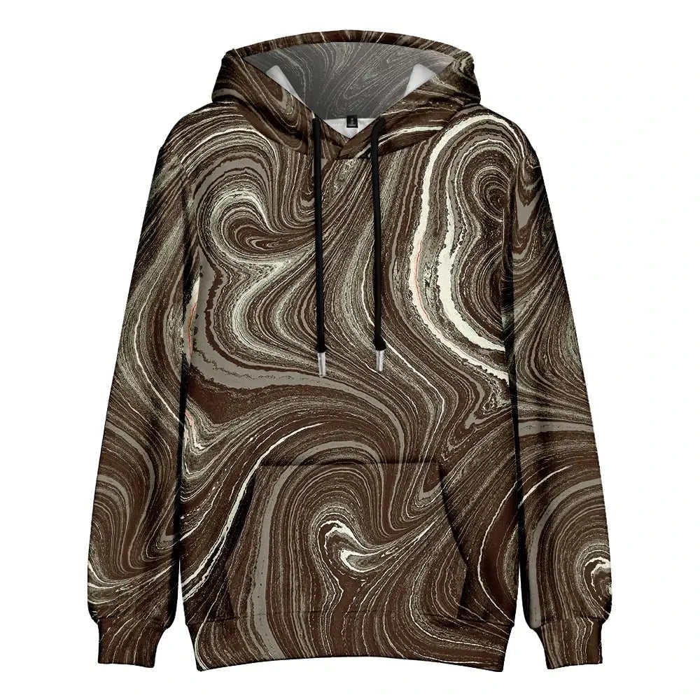 Men's Abstract Art Hoodie – Stylish Artistic Pullover Hoodie