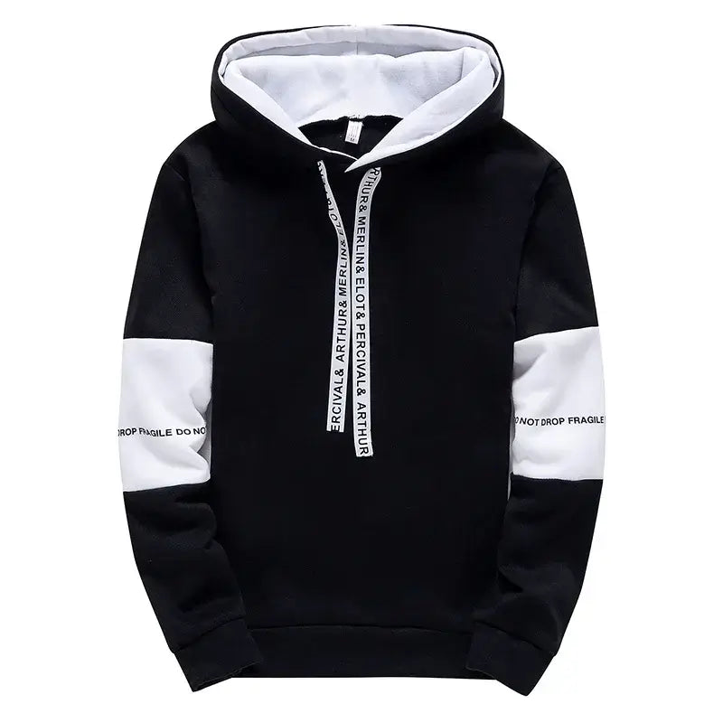 Casual Pullover Hoodie – Comfortable Everyday Hooded Sweatshirt - Color: Black | Valid Gate