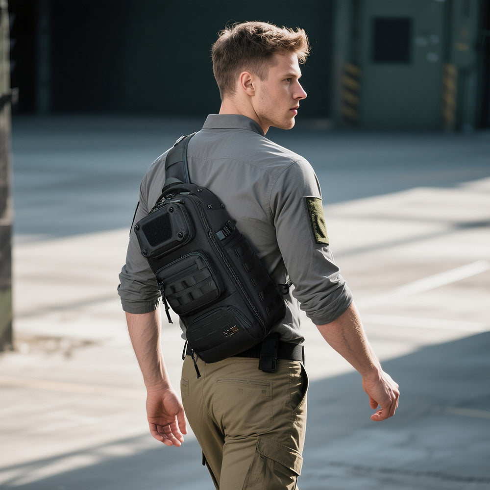 Mens Multifunctional Wear-Resistant Crossbody Bag